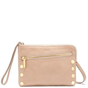 NWT New Hammitt Nash Small Mushroom Beige/Brushed Gold Leather Retired Rare